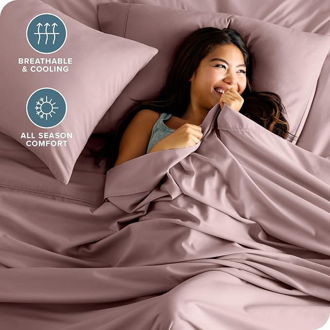 Bare Home Split Head Flex King Sheet Set - Image 4