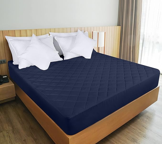 Utopia Bedding Quilted Fitted Mattress Pad, Queen Size, Elastic Fitted Mattress - Image 6