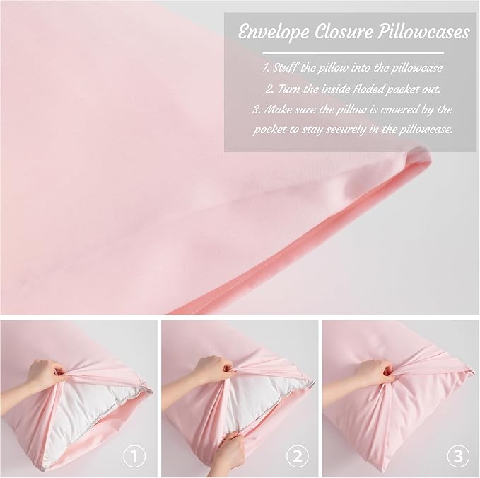 NTBAY Toddler Pillow Cases Set of 2, 2 Pack Brushed Microfiber 14x20 Pillow - Image 4