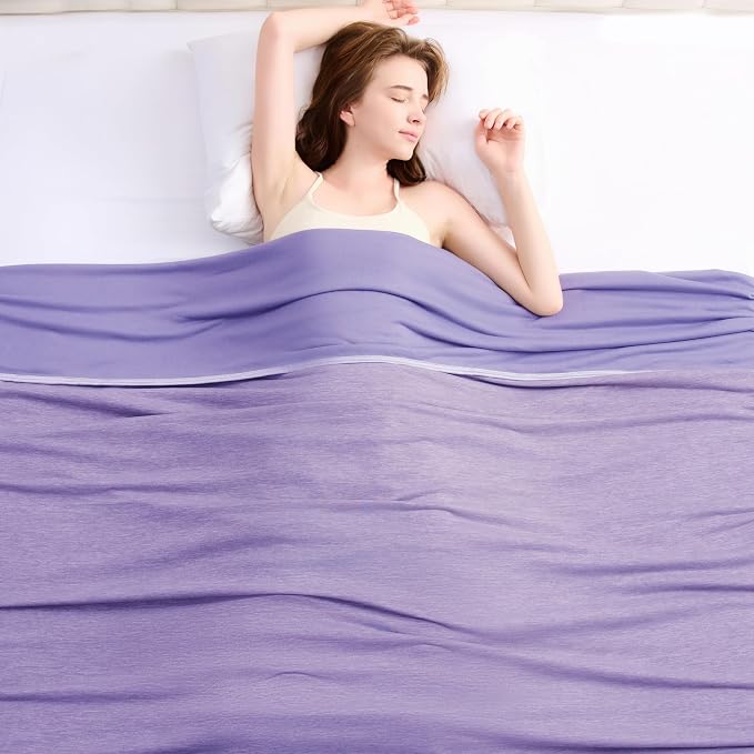Topcee Cooling Blanket for Night Sweats Absorbs Heat to Keep Adults Cool on by Topcee%E2%80%94ForYourGoodSleep