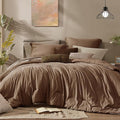 Monbix King Size Comforter Set, King Comforter Set 7 Pieces, Cationic Dyeing by Monbix