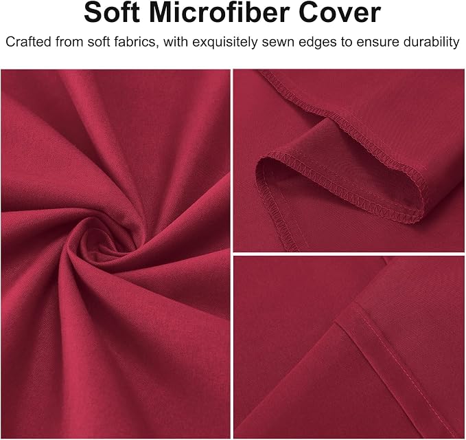 DOWNSTORIA Body Pillow Cover, Ultra Soft Microfiber Long Pillowcase, Envelope - Image 4