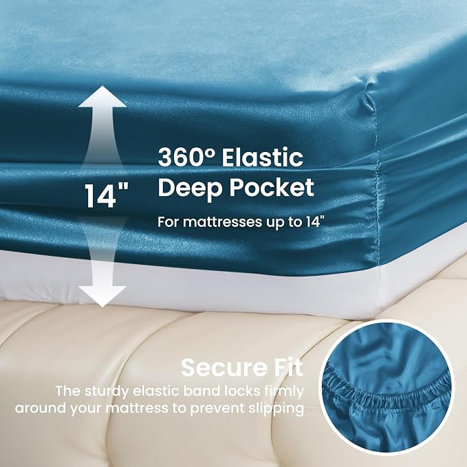 Love's cabin Satin King Sheet Sets - Image 4