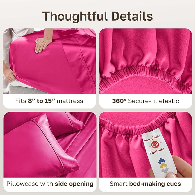 California Design Den Soft Twin XL 100% Cotton Sheet Sets, 400 Thread Count - Image 5