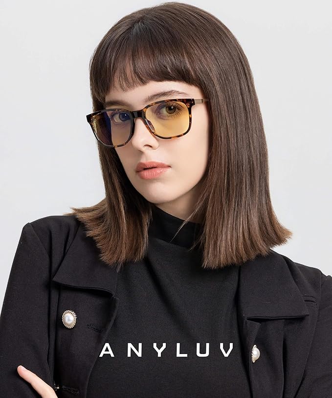 ANYLUV Blue Light Glasses for Men, Lightweight Computer Gaming Glasses - Image 2