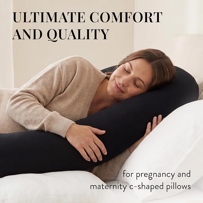 Betty Dain Stretch Jersey Pregnancy/Maternity Pillowcase C-Shape Compatible - Image 6