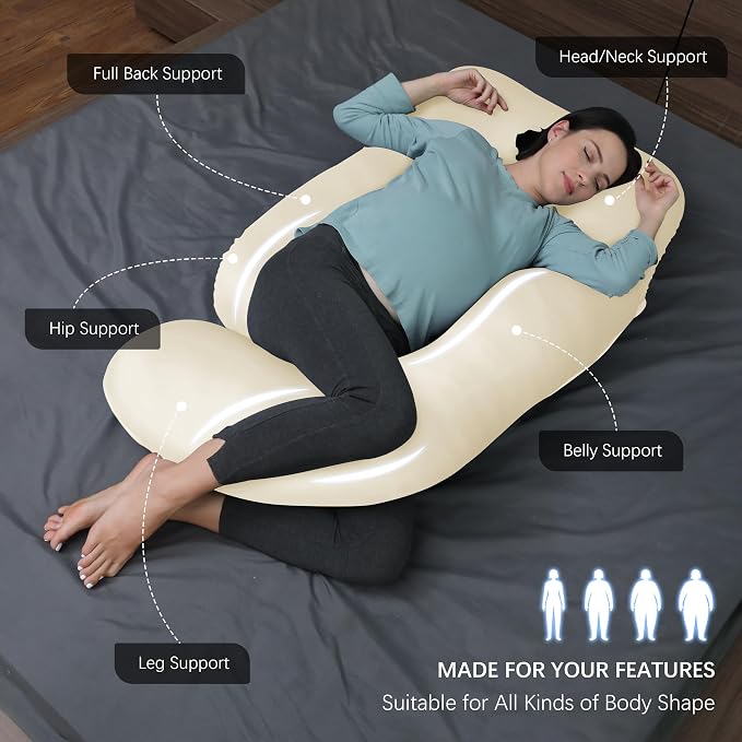MOON PARK Pregnancy Pillows for Sleeping - Image 2