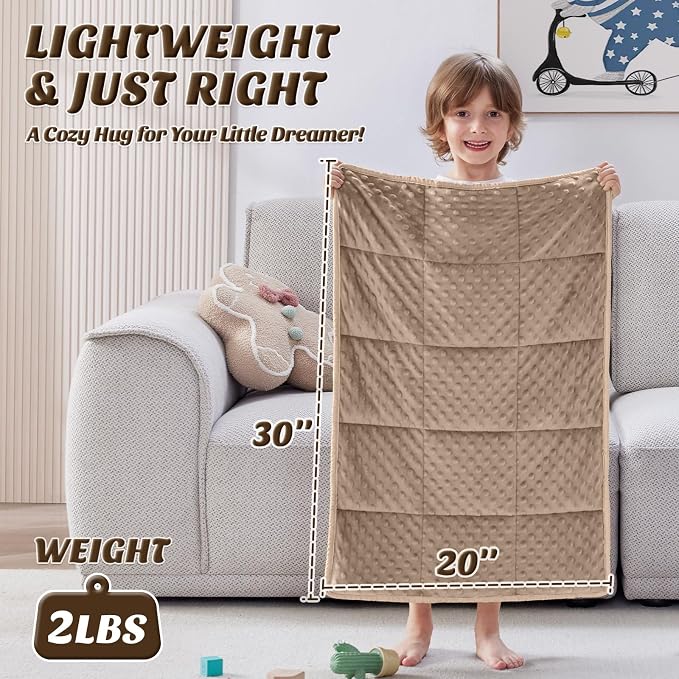 anfie Weighted Blanket Kids Weighted Blanket Cooling Blanket - Image 3
