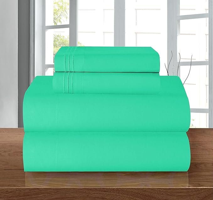 Elegant Comfort Luxury 1500 Premium Hotel Quality Microfiber 4-Piece Sheet Set by ELEGANTCOMFORT