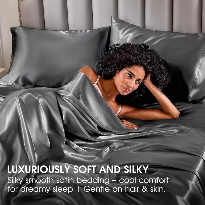 FreshCulture Satin Sheets Full Size - Image 6