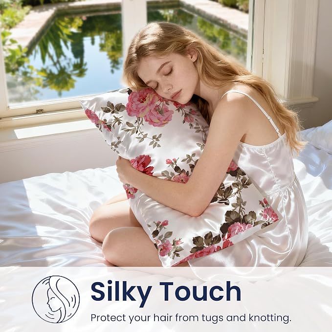 EXQ Home Satin Pillowcase for Hair and Skin Queen - Image 4