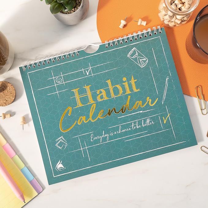 Clever Fox Habit Tracker Calendar – Inspirational Goal Tracker and Habit - Image 5
