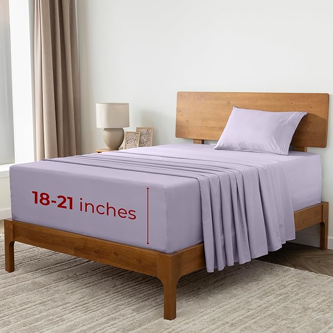 Mellanni Extra Deep Twin Sheets by Mellanni