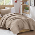 Comfort Spaces Kienna Quilt Set- Double Sided Stitching Design Summer Blanket by ComfortSpaces