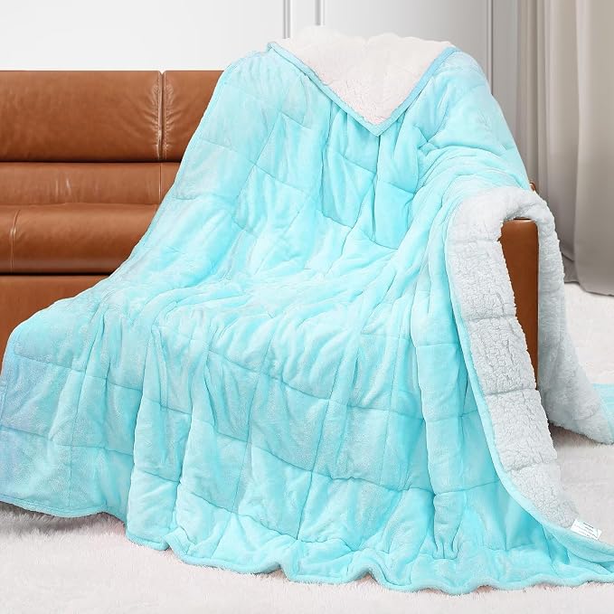 Alomidds Sherpa Fleece Weighted Blanket by Alomidds