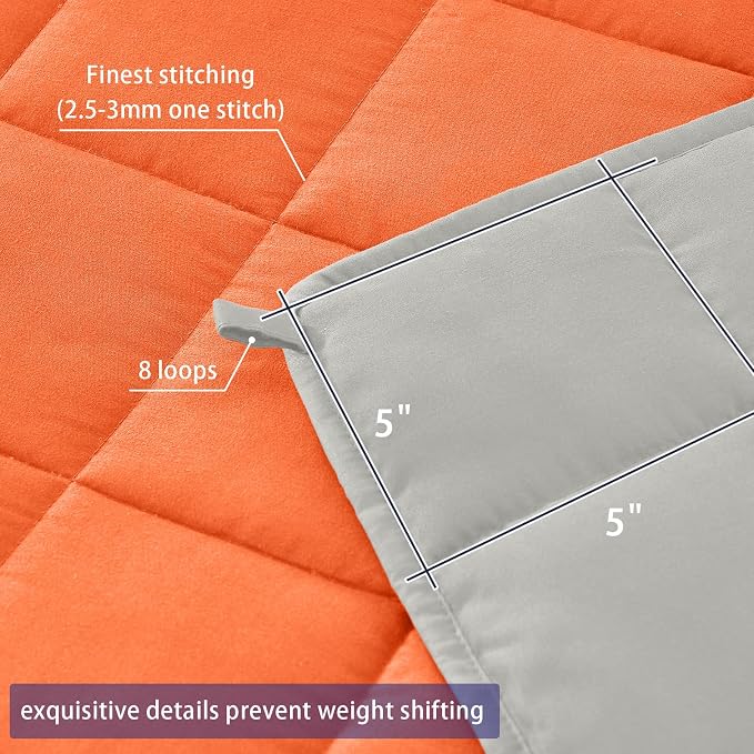 yescool Weighted Blanket for Adults Cooling Heavy Blanket for Sleeping Perfect - Image 4