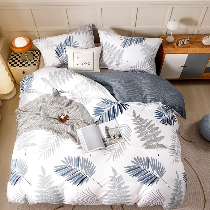 OAITE Duvet Cover Set, 100% Cotton Comforter Cover - Image 3