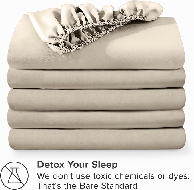 Bare Home 5-Pack Fitted Bottom Ultra-Soft Sheets King - Image 7
