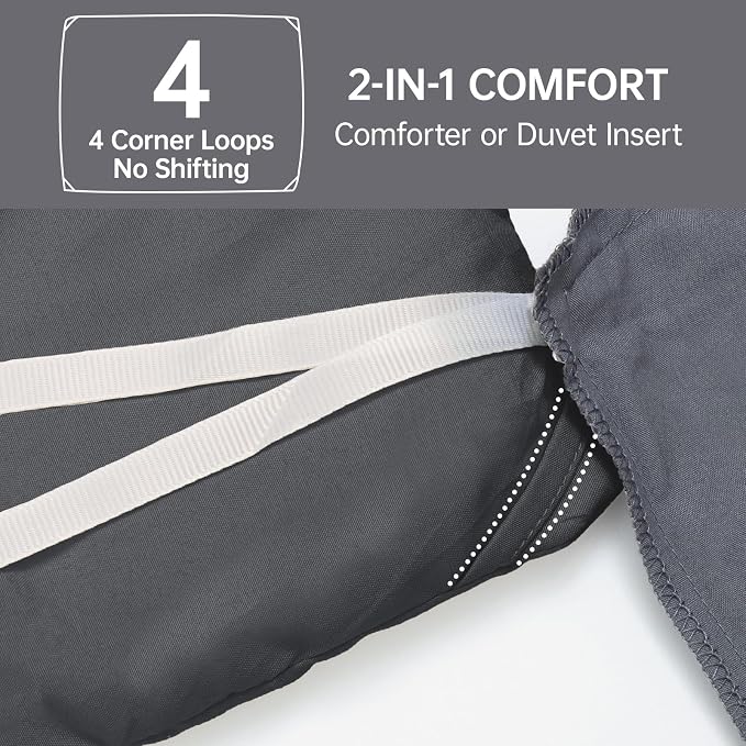 MUXHOMO King Size Comforter Set, All Season Ultra Soft Down Alternative Bedding - Image 6