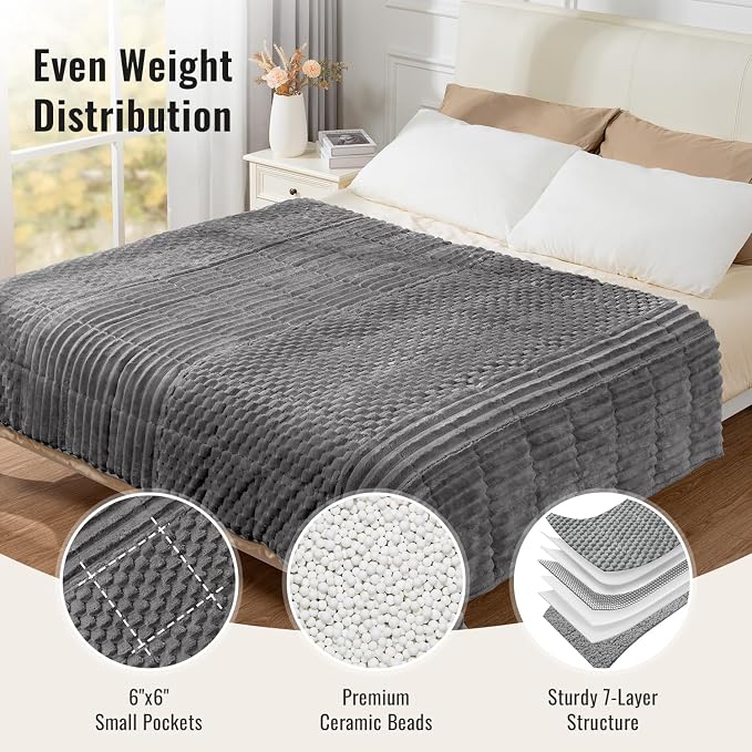 Uttermara Fleece Weighted Blanket - Image 5