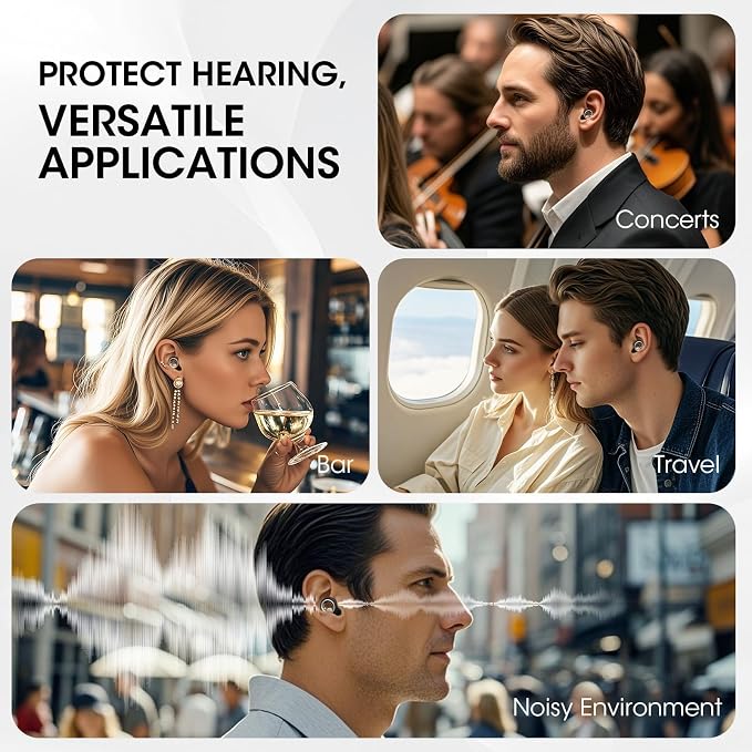 Ear Plugs for Sleeping, 50dB Noise Cancelling Ear Plugs, Reusable Silicone - Image 8