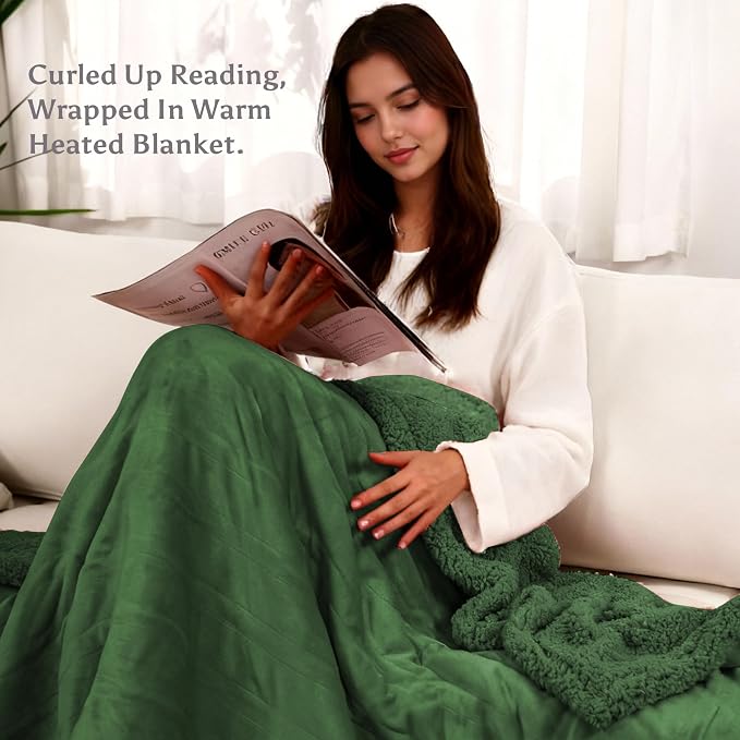 Electric Heated Blanket Full Size 72" x 84" - Image 2