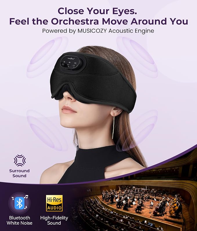 MUSICOZY 3D Bluetooth Sleep Mask - Image 5