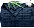 PHF Cooling Waffle Blanket King Size, Lightweight 60% Rayon from Bamboo & 40% by PHF