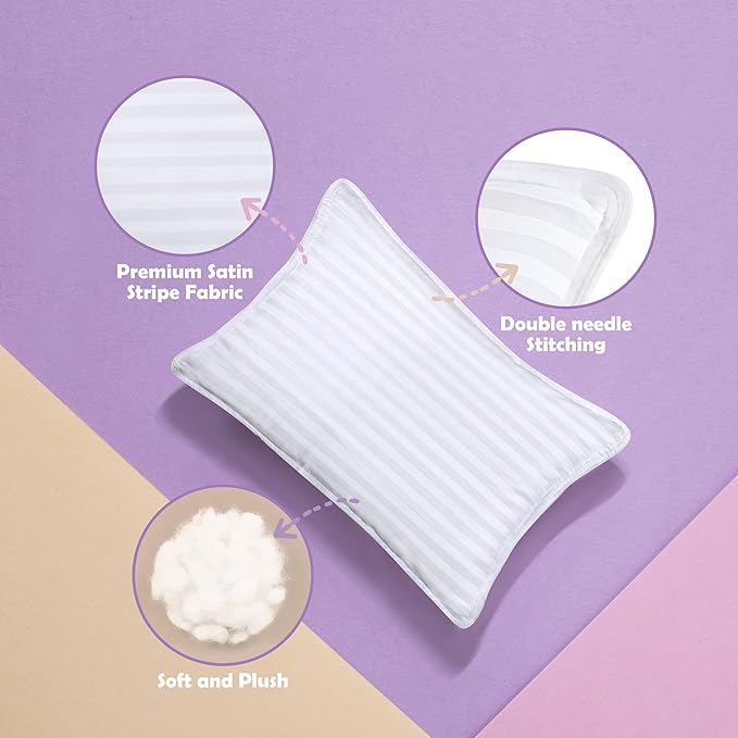 Utopia Bedding Toddler Pillow, 13x18 Pillows - Image 3