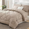 CozyLux Queen Comforter Set Wheat by CozyLux