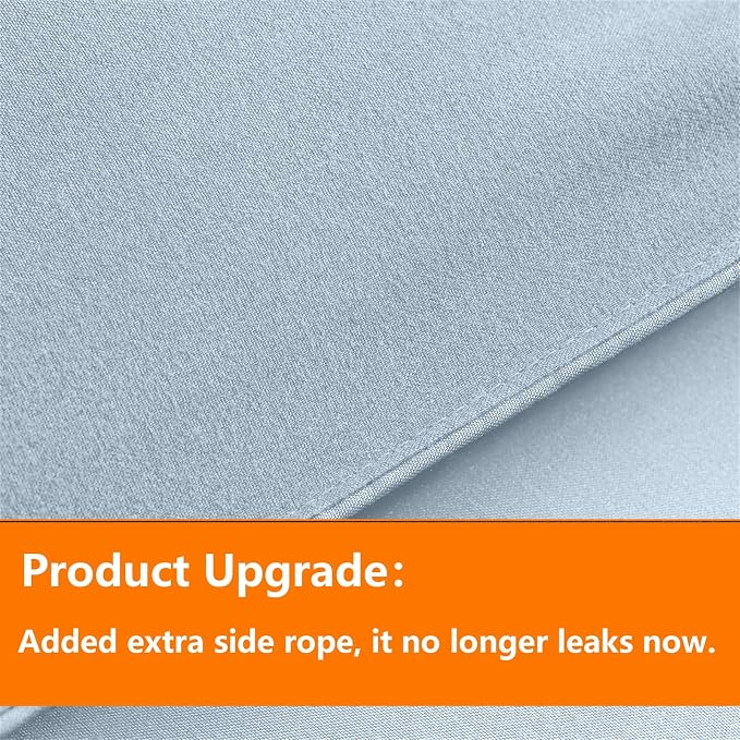 TAIMIT Light Blue Queen Size Comforter Set - Image 3