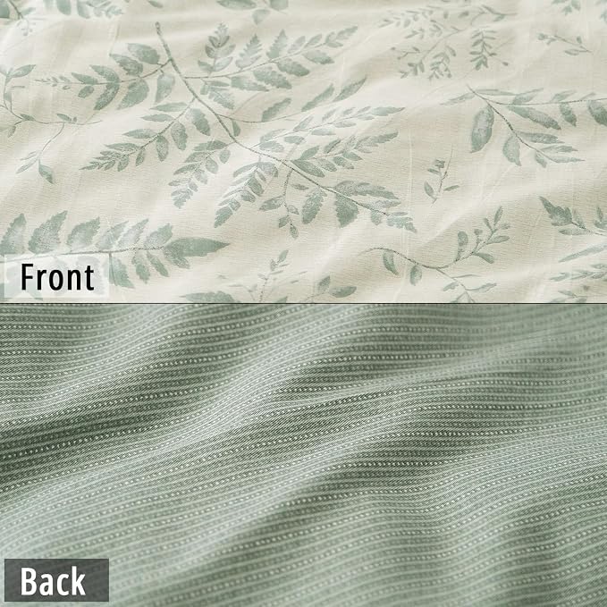 LEMIROE Botanical Cotton Comforter King Size - Image 4