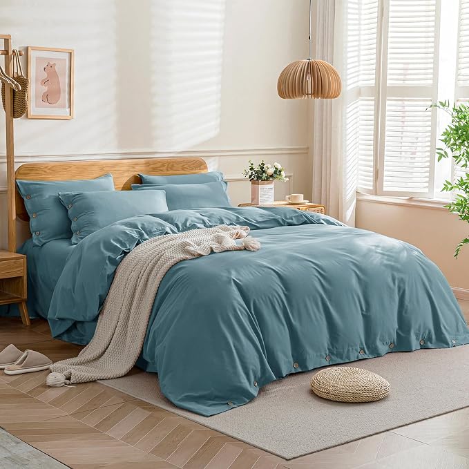 JELLYMONI Cotton Duvet Cover Cal King Size - Image 2