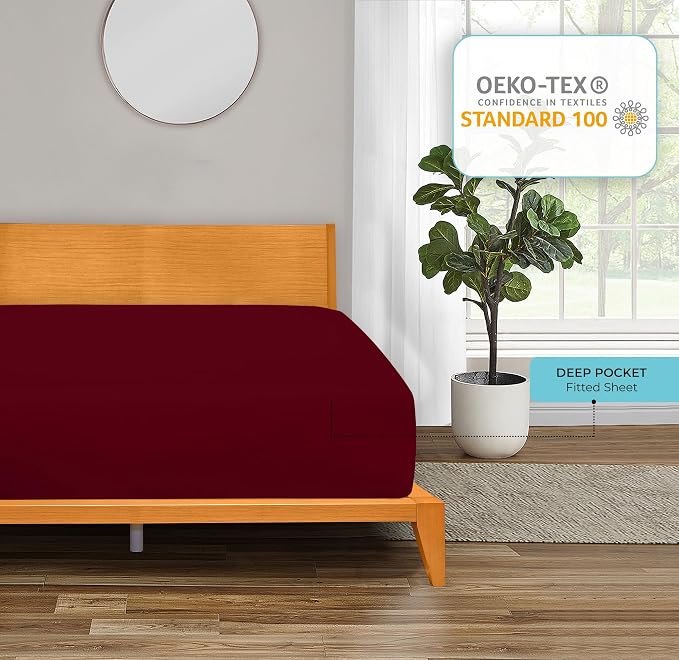 Royale Linens Fitted Sheet King - Image 7