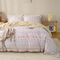 OAITE Duvet Cover Set Twin Size Floral Pattern Ultra Soft 100% Cotton Duvet by OAITE