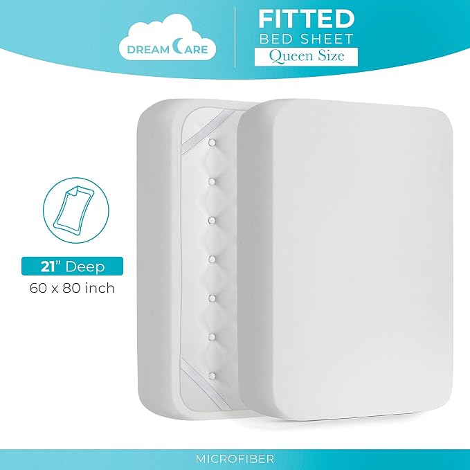 DREAMCARE Queen Fitted Sheet - Image 4