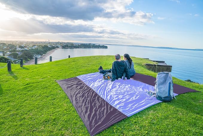 WEKAPO Beach Blanket Sandproof Waterproof, Extra Large Beach Mat, Oversized & - Image 8