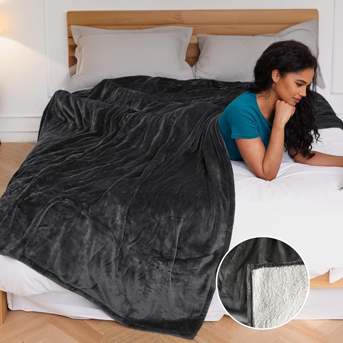 Heated Blanket Electric Blanket King Size 90''x100'' - Image 4