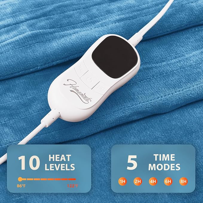 Homemate Electric Heated Blanket Full Size - Image 4