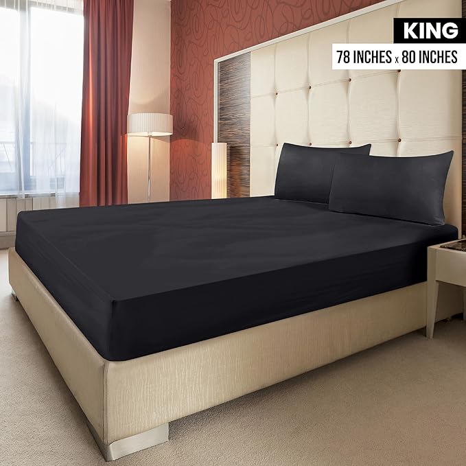 Utopia Bedding King Fitted Sheets - Image 2