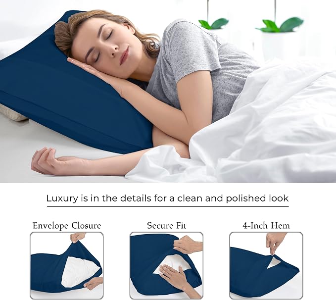 Royale Linens Standard Pillowcase Set of 2 - Image 7