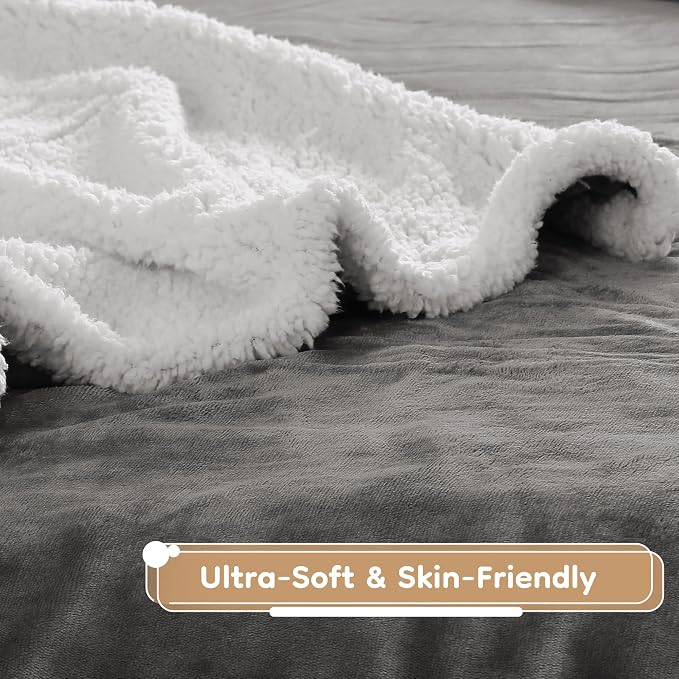 LaffyLo Electric Heated Blanket Twin Size 62 x 84, Fast Heating Blanket - Image 5