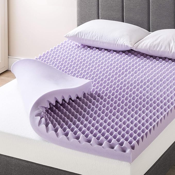 Best Price Mattress 4 Inch Egg Crate Memory Foam Mattress Topper by BestPriceMattressInc