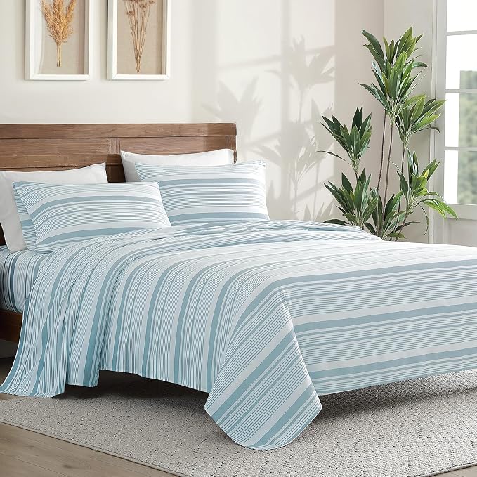 ClevaHome Classic Stripe Sheet Set - Image 2