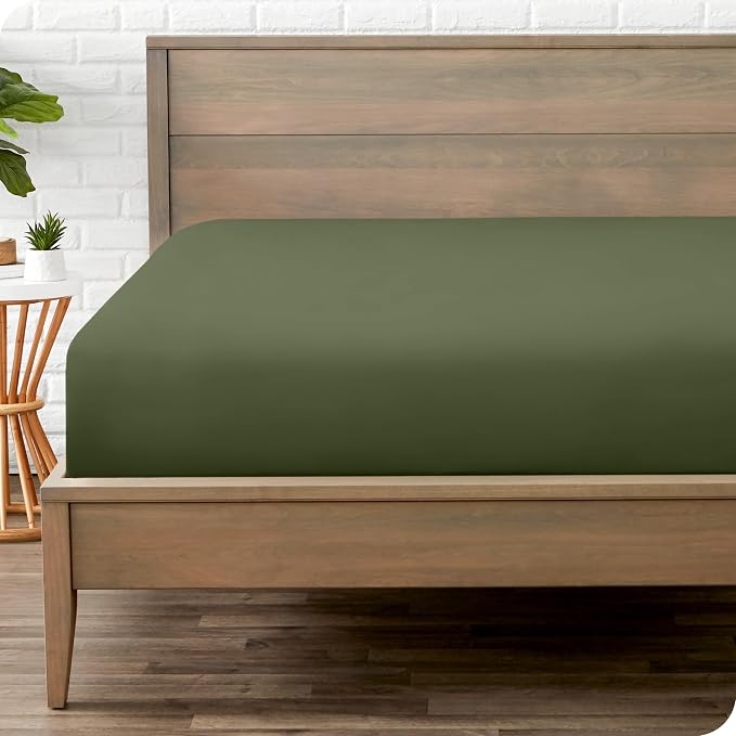 Bare Home Fitted Bottom Sheet Queen Size by BareHome