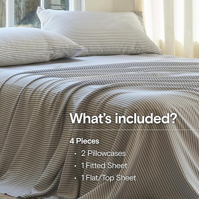 DOZ Sheet Set, 100% Viscose derived from Bamboo, Organically Grown, Buttery Soft - Image 2