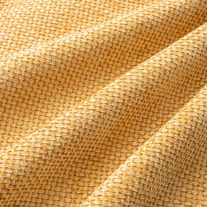 MIULEE Pack of 4 Couch Throw Pillow Covers 18x18 Inch Gold Soft Decorative - Image 3