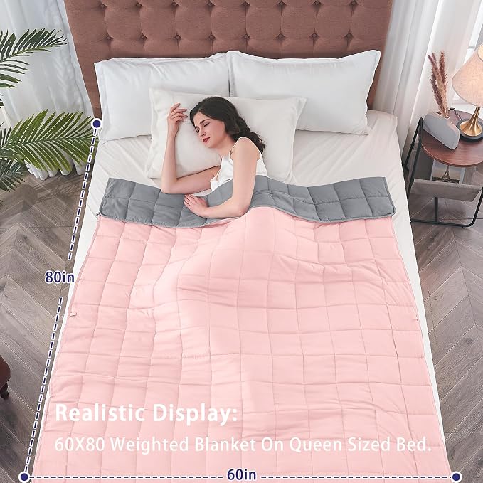 yescool Weighted Blanket for Adults Cooling Heavy Blanket for Sleeping Perfect - Image 2