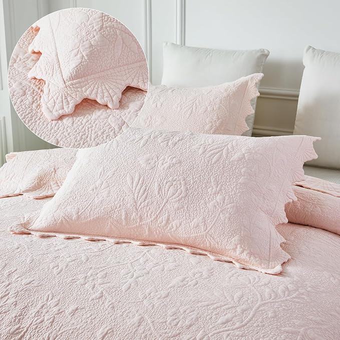 Brandream Luxury Cotton Quilt Set Queen Size - Image 7