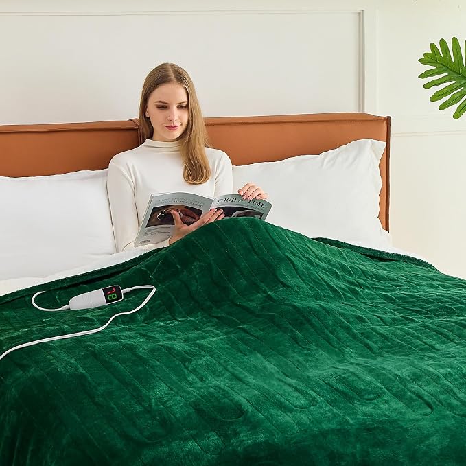 BOMOVA Heated Electric Blanket Full Size by BOMOVA